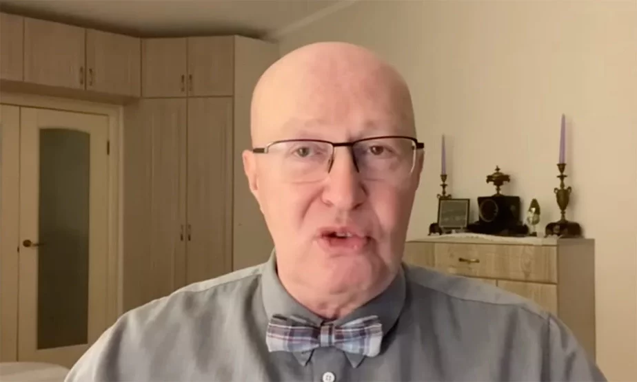 Валерий Соловей, администратор телеграм-каналов «Генерал СВР» и «Д-р Соловей». Скриншот видео его ютуб-канала