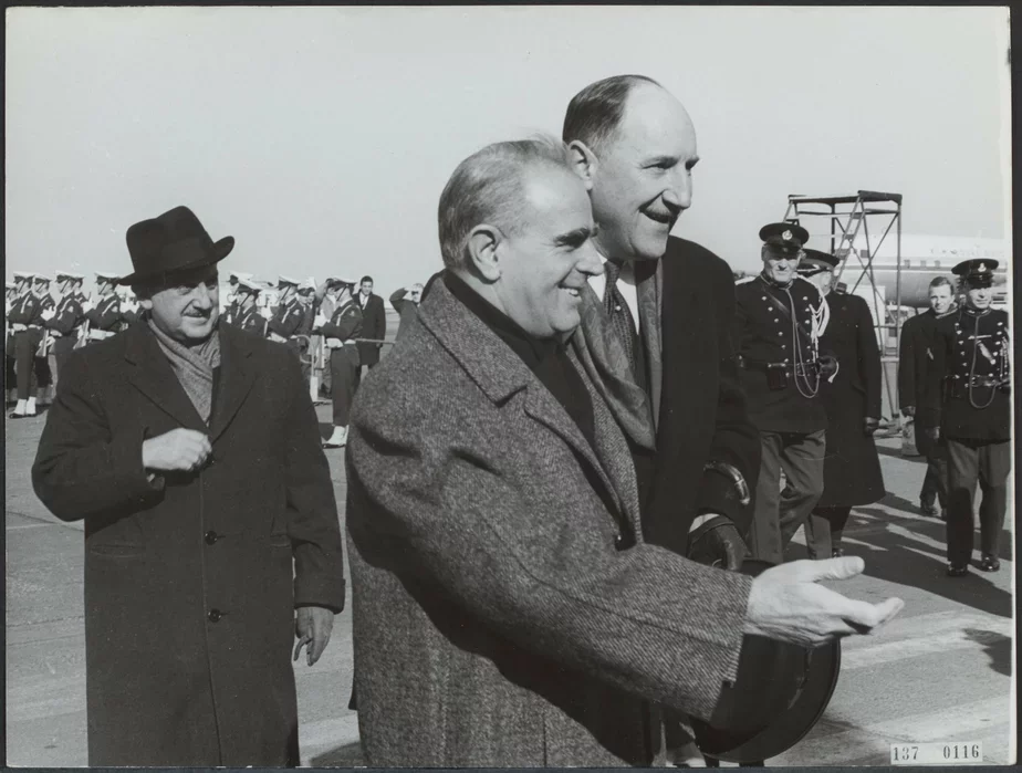 Канстанцін Караманліс у 1963 годзе. Фота: Wikimedia Commons 